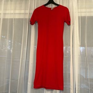 Red dress